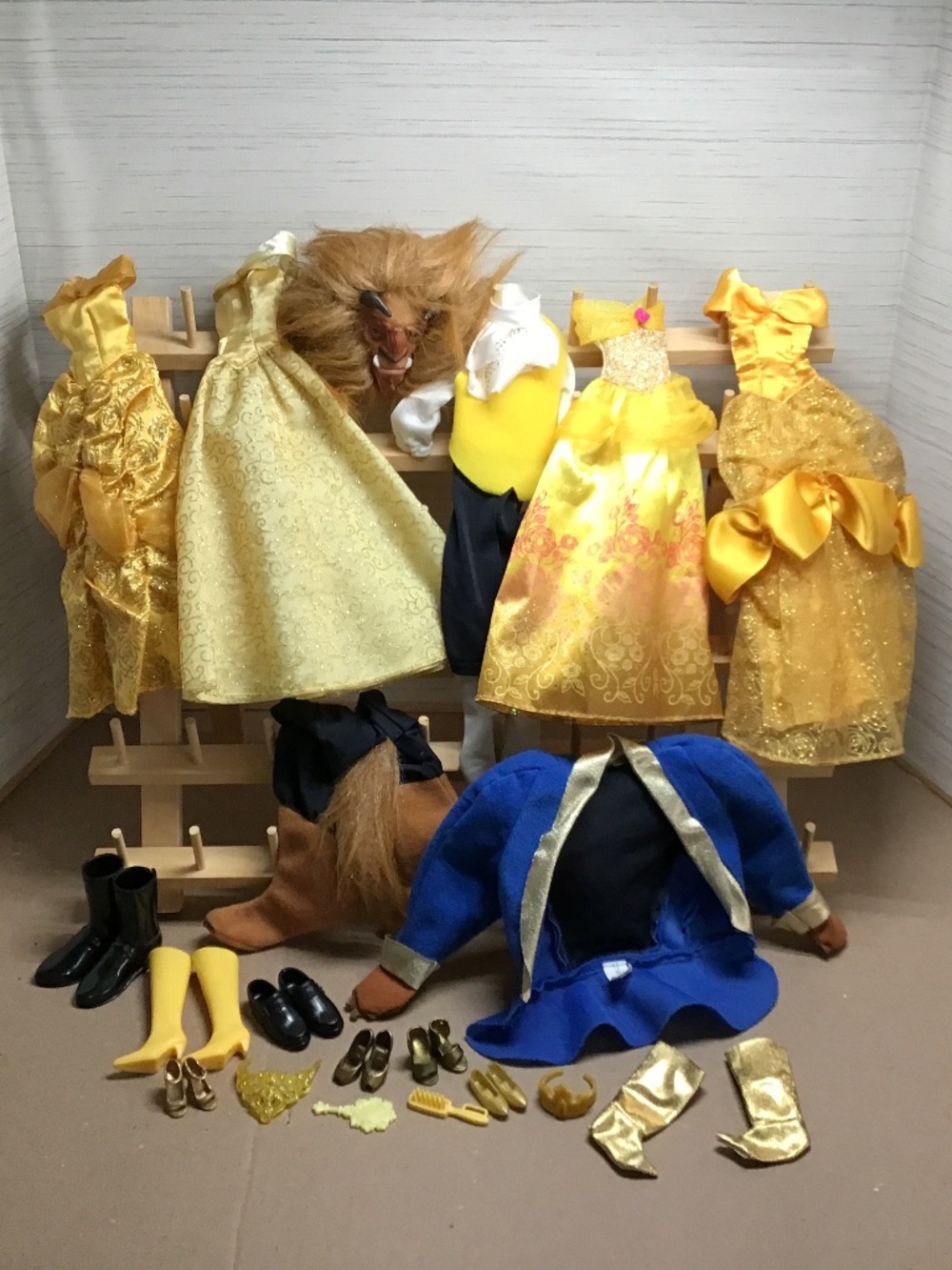 Disney Barbie Beauty and Beast Doll Clothes